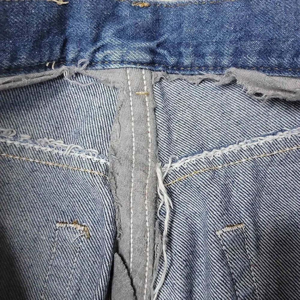 L.L. Bean Distressed Relaxed Fit Denim Jeans